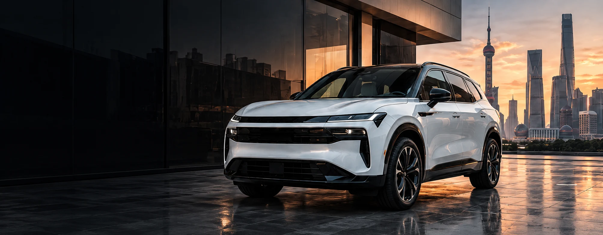 Автомобиль из Китая — иллюстрация